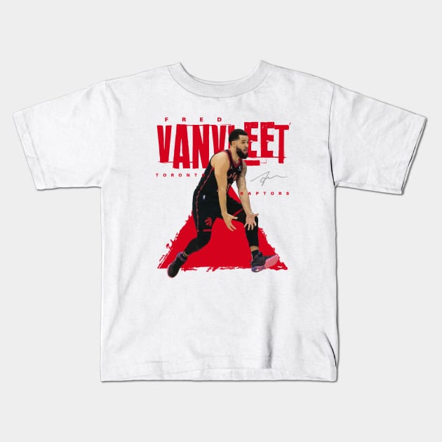 Fred Vanvleet Kids T-Shirt by Juantamad